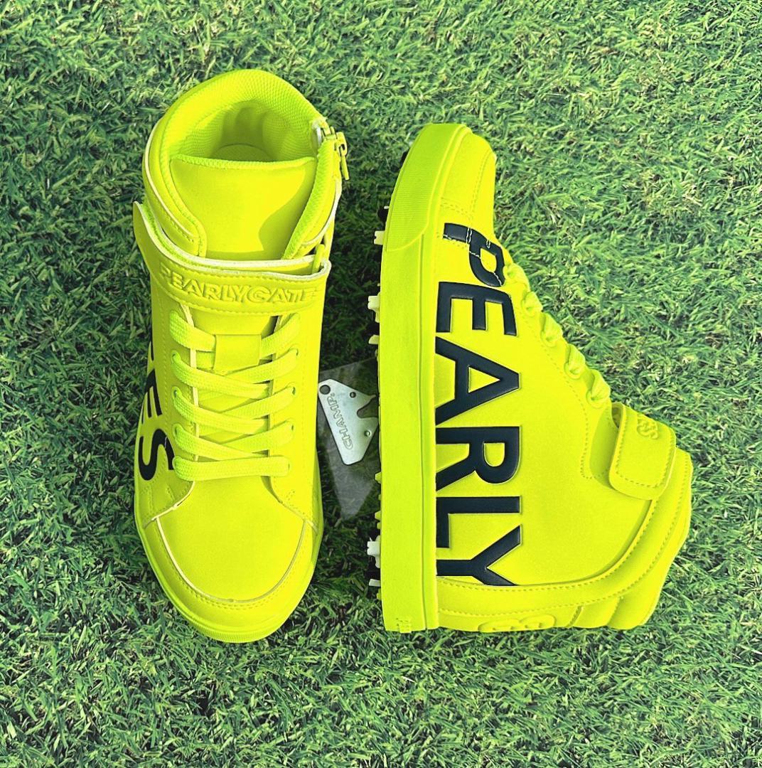 新品正規品 パーリーゲイツ 定価37400円 ゴルフシューズ 22.5cm