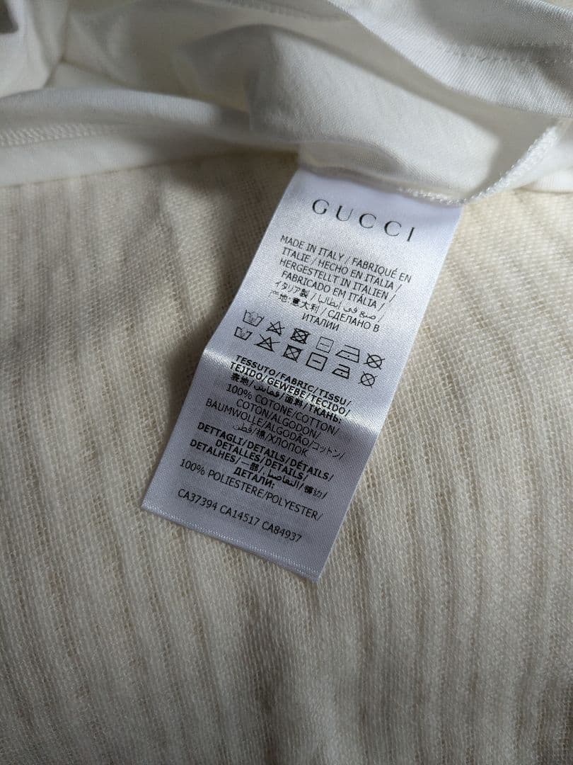 GUCCI ホワイト Tシャツ 新品タグ付き