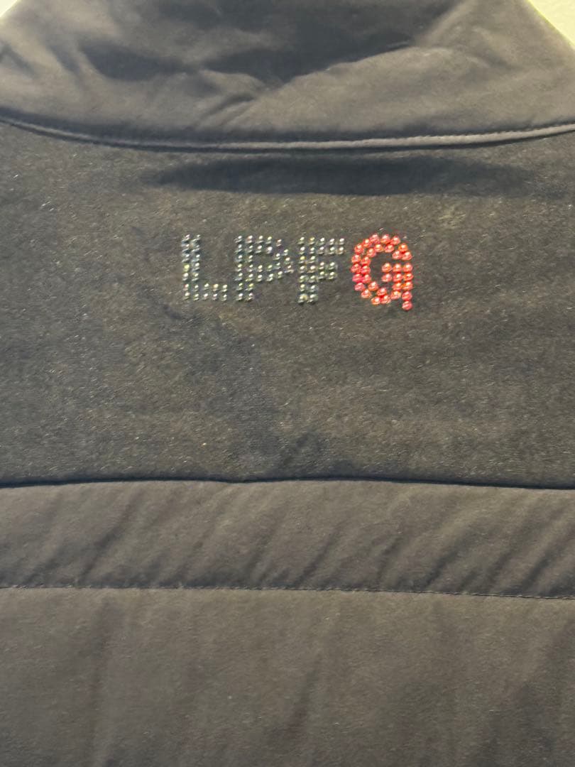 LPFG メンズ 中綿キルティング スタンドカラージップベスト