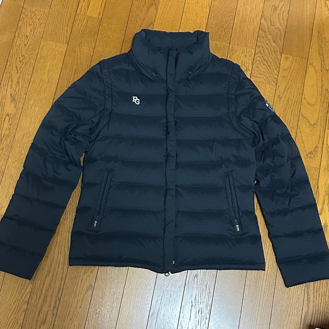 【ほぼ新品同様】パーリーゲイツ　ダウンジャケット　ブラック サイズ1