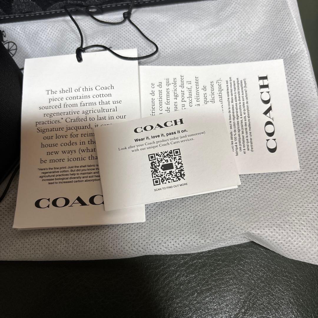 COACH ブラック ボックス型バッグ