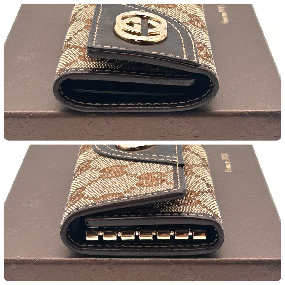 未使用級✨ GUCCI グッチ 6連 キーケース GG ゴールド 極美品✨