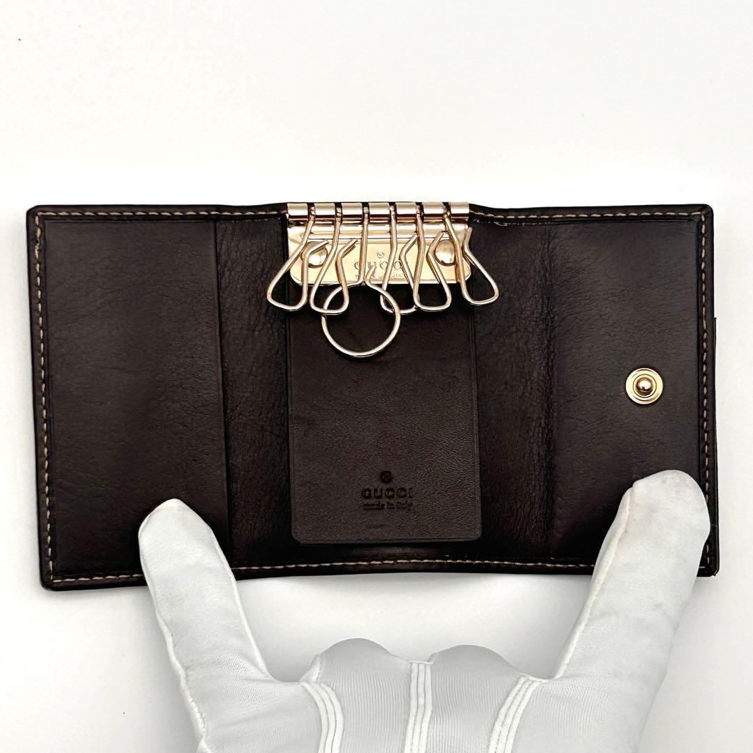 未使用級✨ GUCCI グッチ 6連 キーケース GG ゴールド 極美品✨