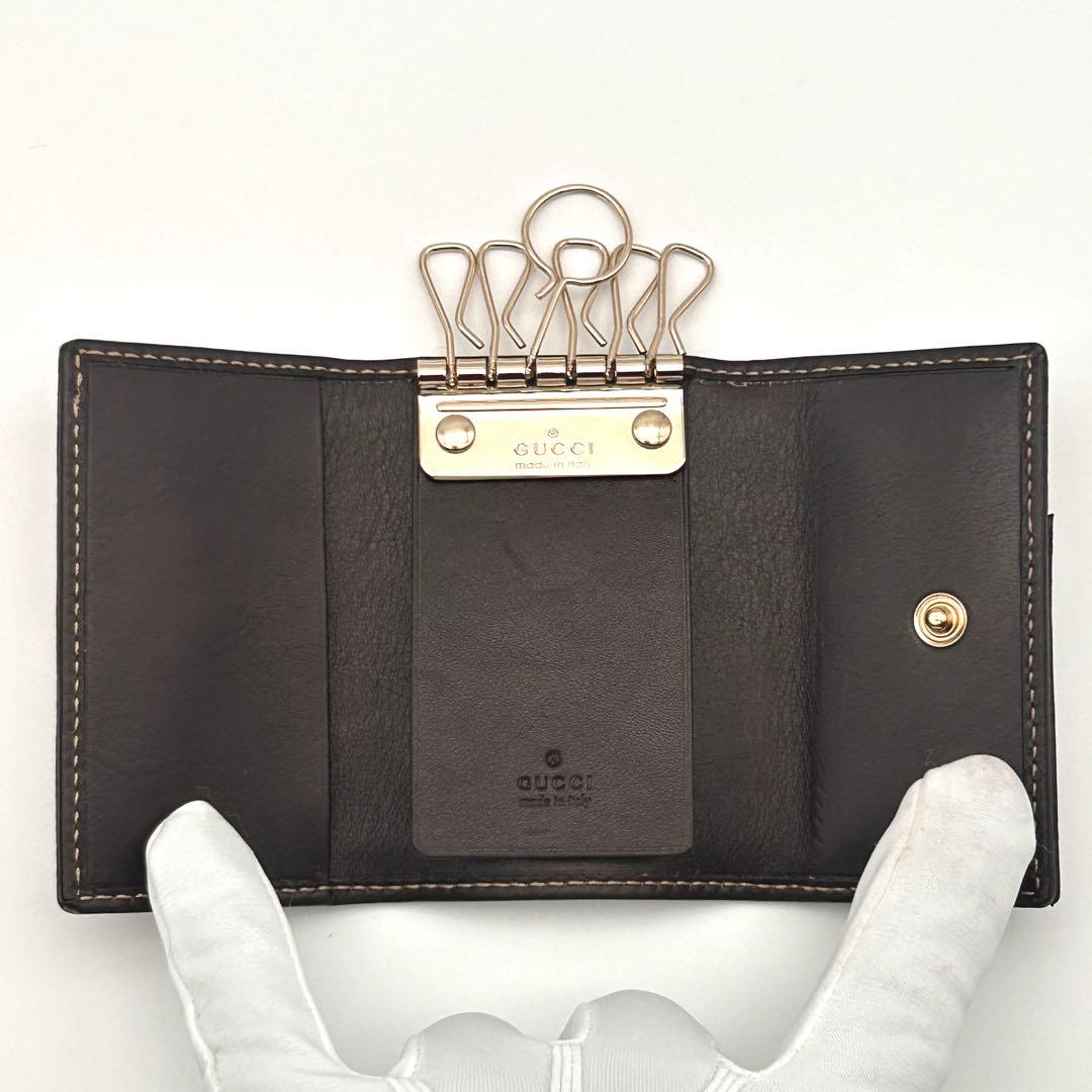 未使用級✨ GUCCI グッチ 6連 キーケース GG ゴールド 極美品✨