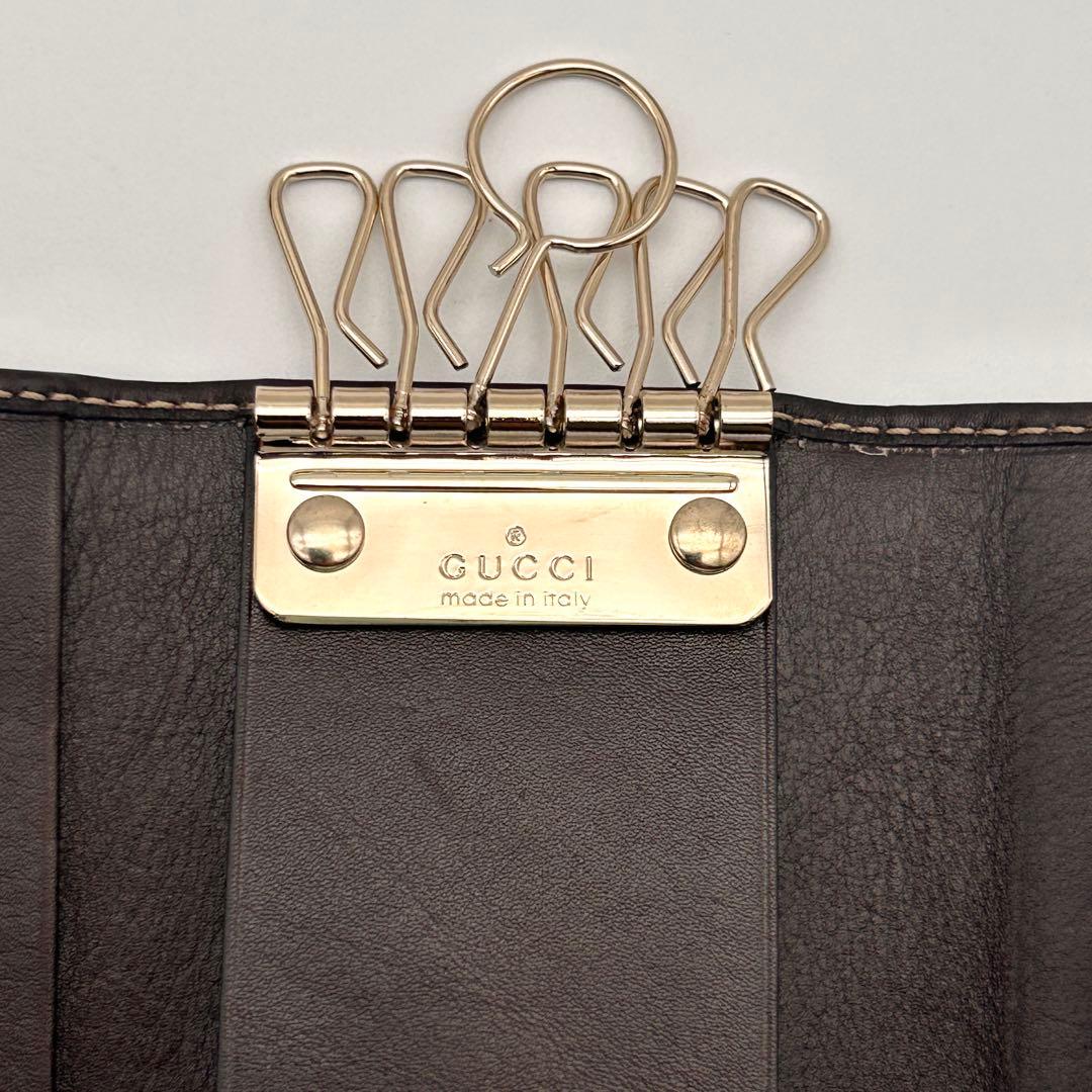 未使用級✨ GUCCI グッチ 6連 キーケース GG ゴールド 極美品✨