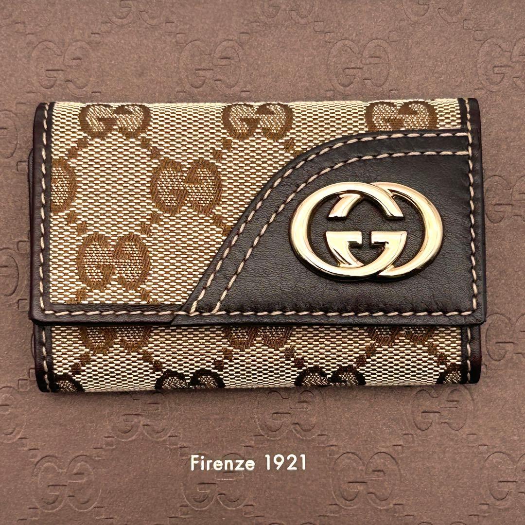 未使用級✨ GUCCI グッチ 6連 キーケース GG ゴールド 極美品✨