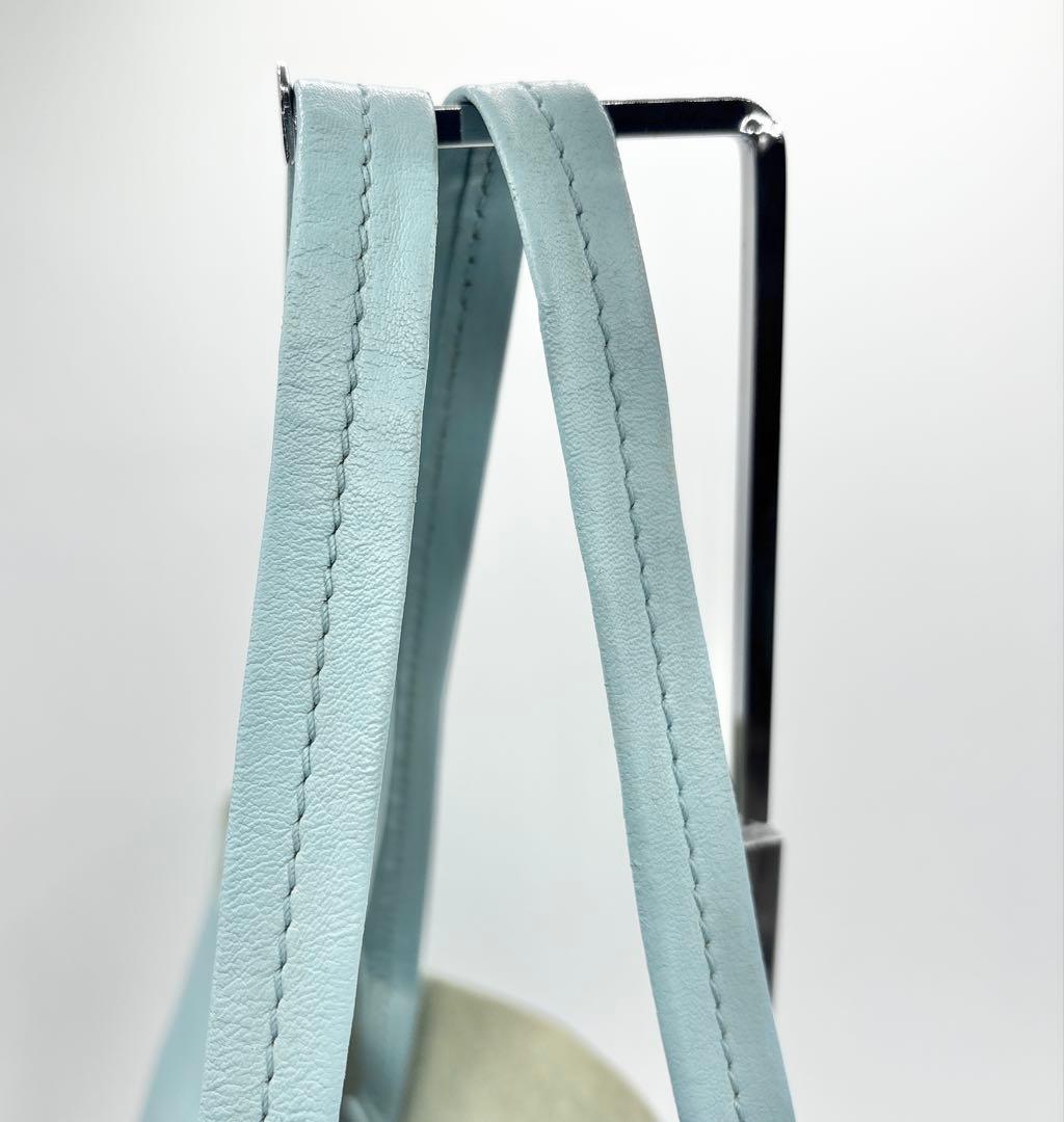 希少✨️フィービー期 セリーヌ トートバッグ ホリゾンタルカバ ミントグリーン黒