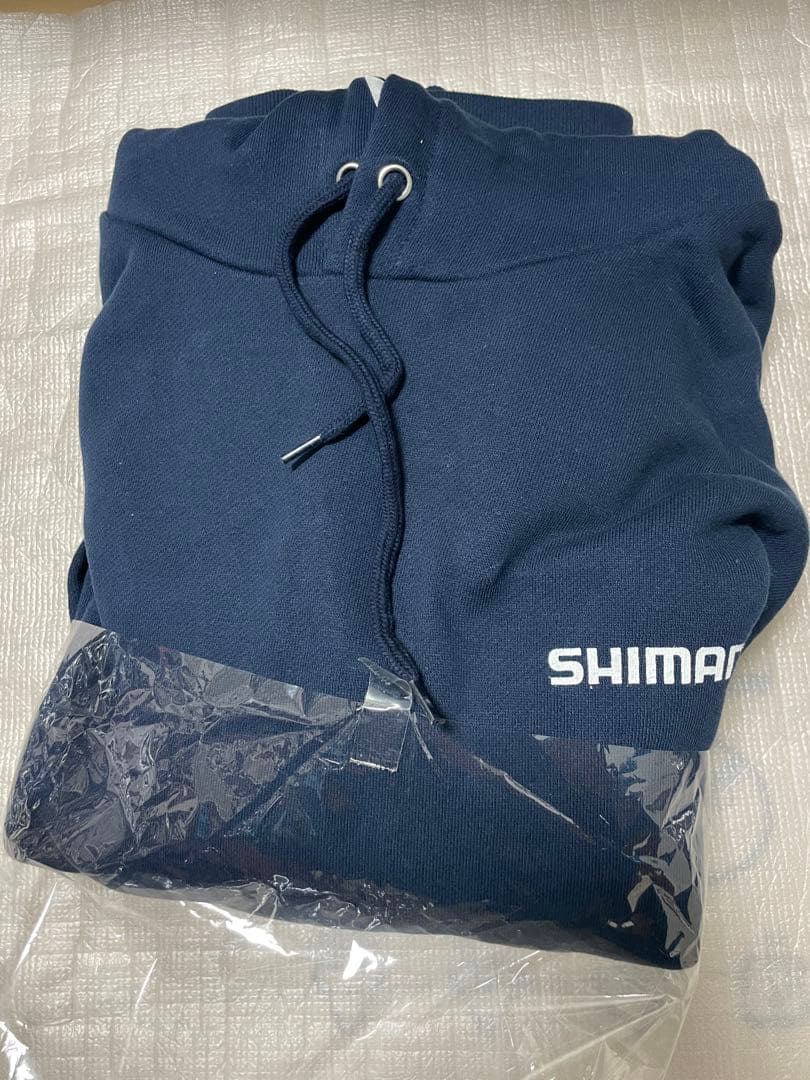 【新品未使用】 シマノ ロゴフードスェットパーカー