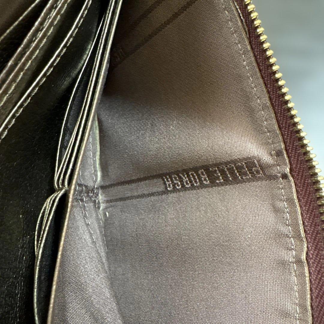 【新品未使用】ペレボルサ (PELLE BORSA)長財布　L字ファスナー201