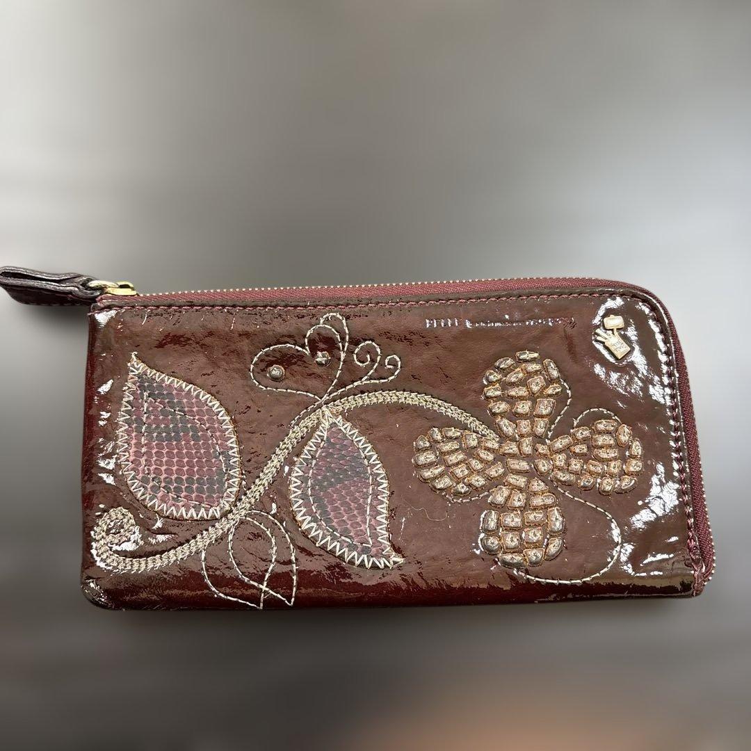 【新品未使用】ペレボルサ (PELLE BORSA)長財布　L字ファスナー201