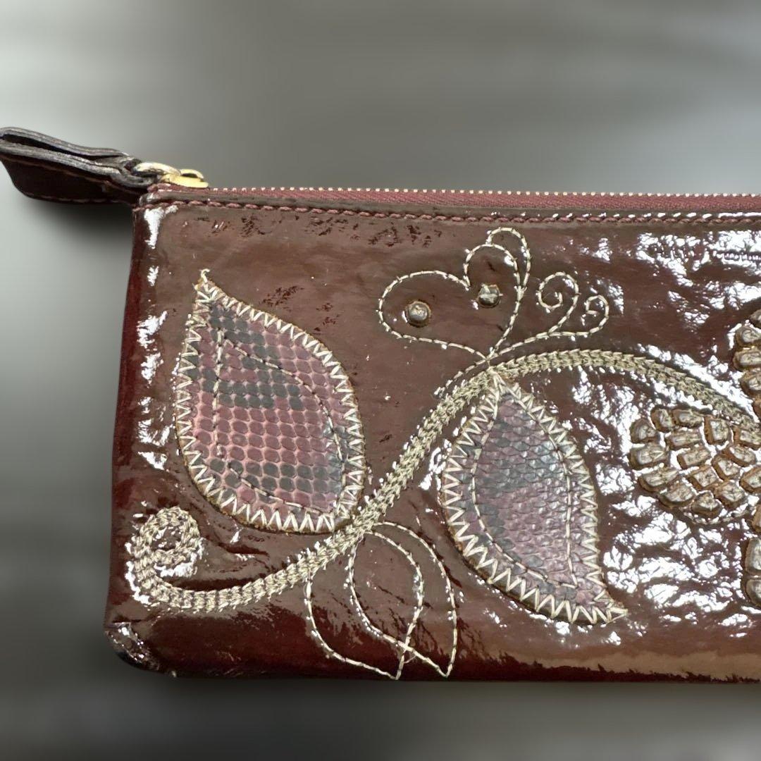 【新品未使用】ペレボルサ (PELLE BORSA)長財布　L字ファスナー201