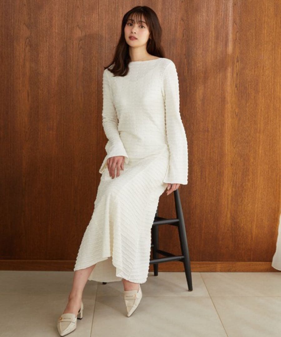 最終値下Mermaid Jacquard Dress /herlipto