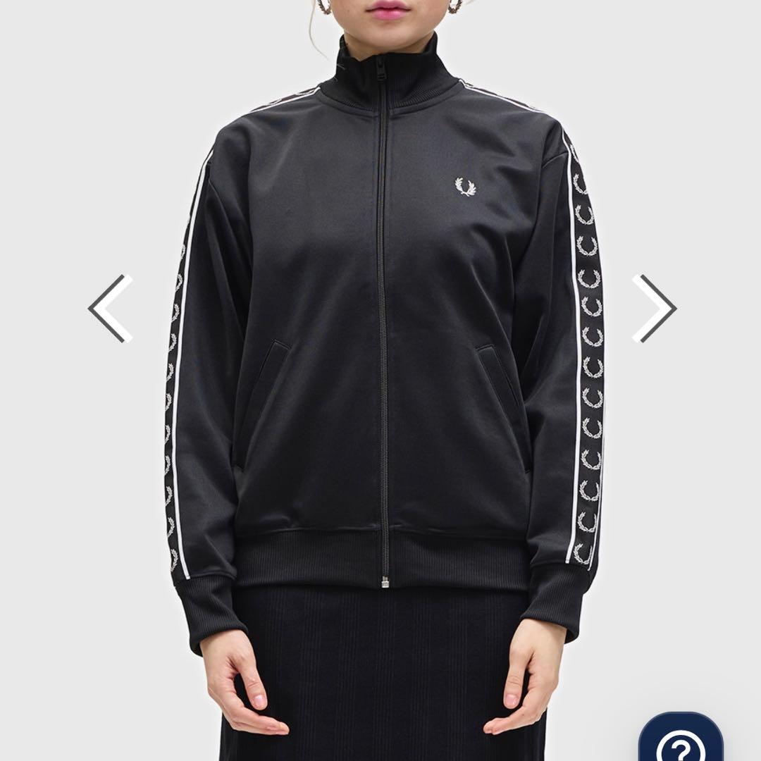【美品】フレッドペリー　トラックジャケット　黒