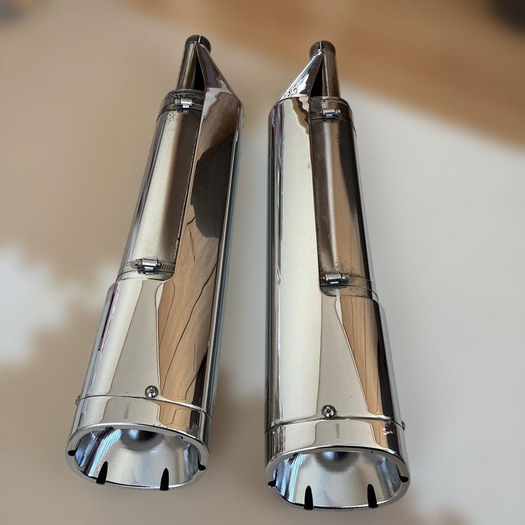 バンス&ハインズマフラー　オーバルスリップオンマフラー　ハーレー社外マフラー