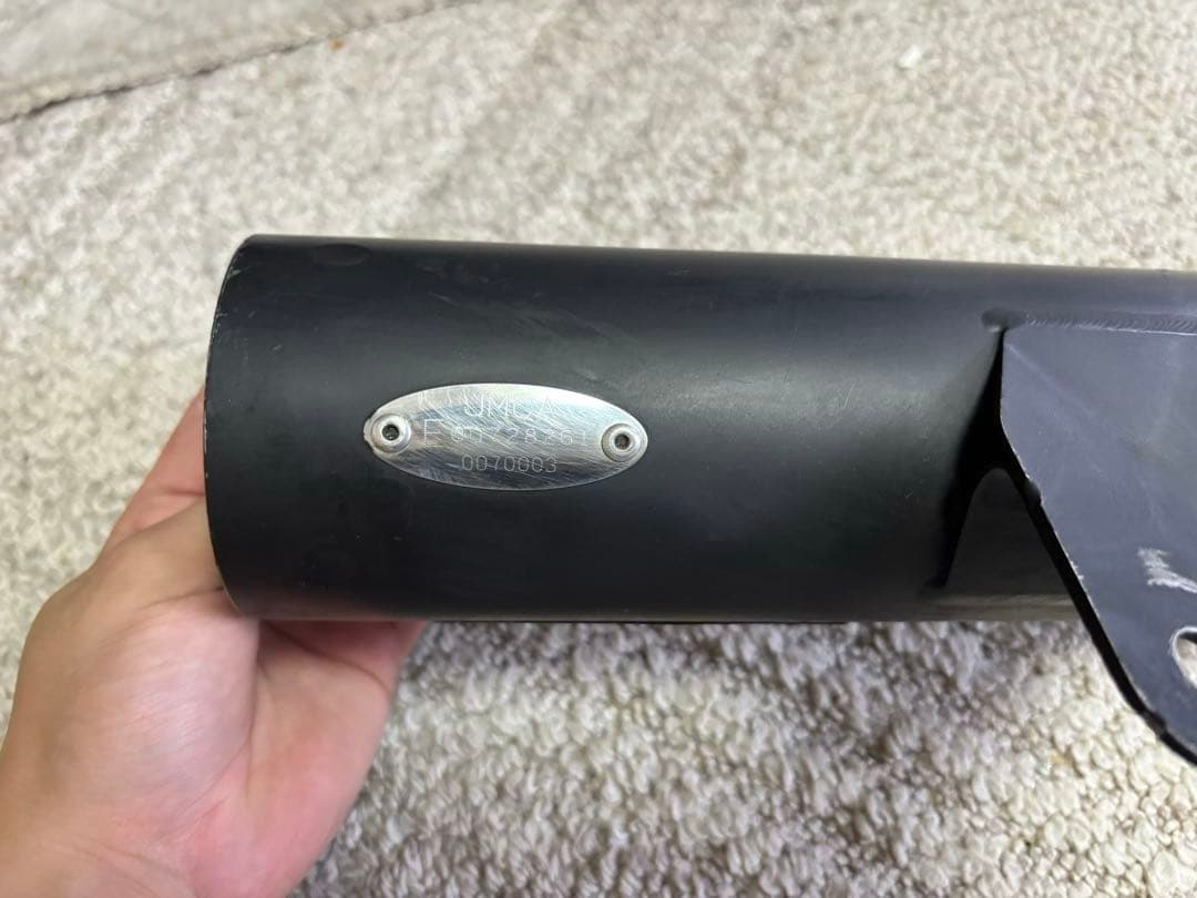 ゼファー750 モリワキ　ワンピースマフラー　ショート管