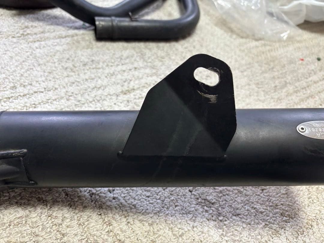 ゼファー750 モリワキ　ワンピースマフラー　ショート管