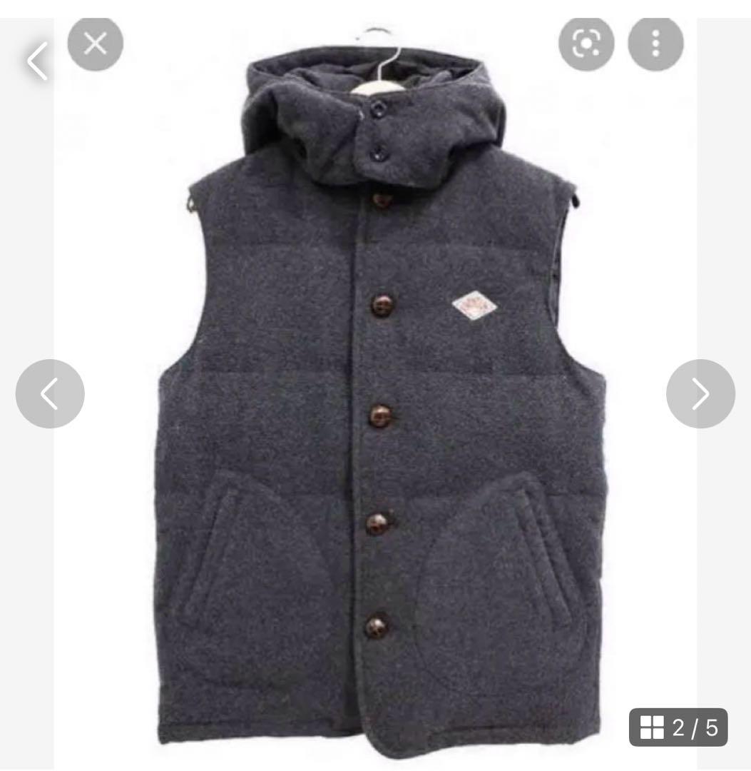 DANTON ダントン ウールモッサダウンベスト　beams