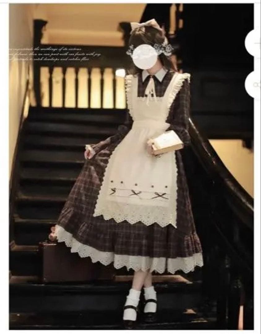 【ManusMachina】召使いのお嬢様のレトロワンピース＋エプロン