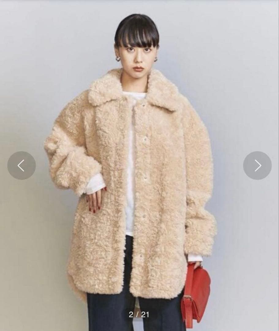 最終価格BY購入　JAKKE フェイクファーコート　jakke ジャッキー