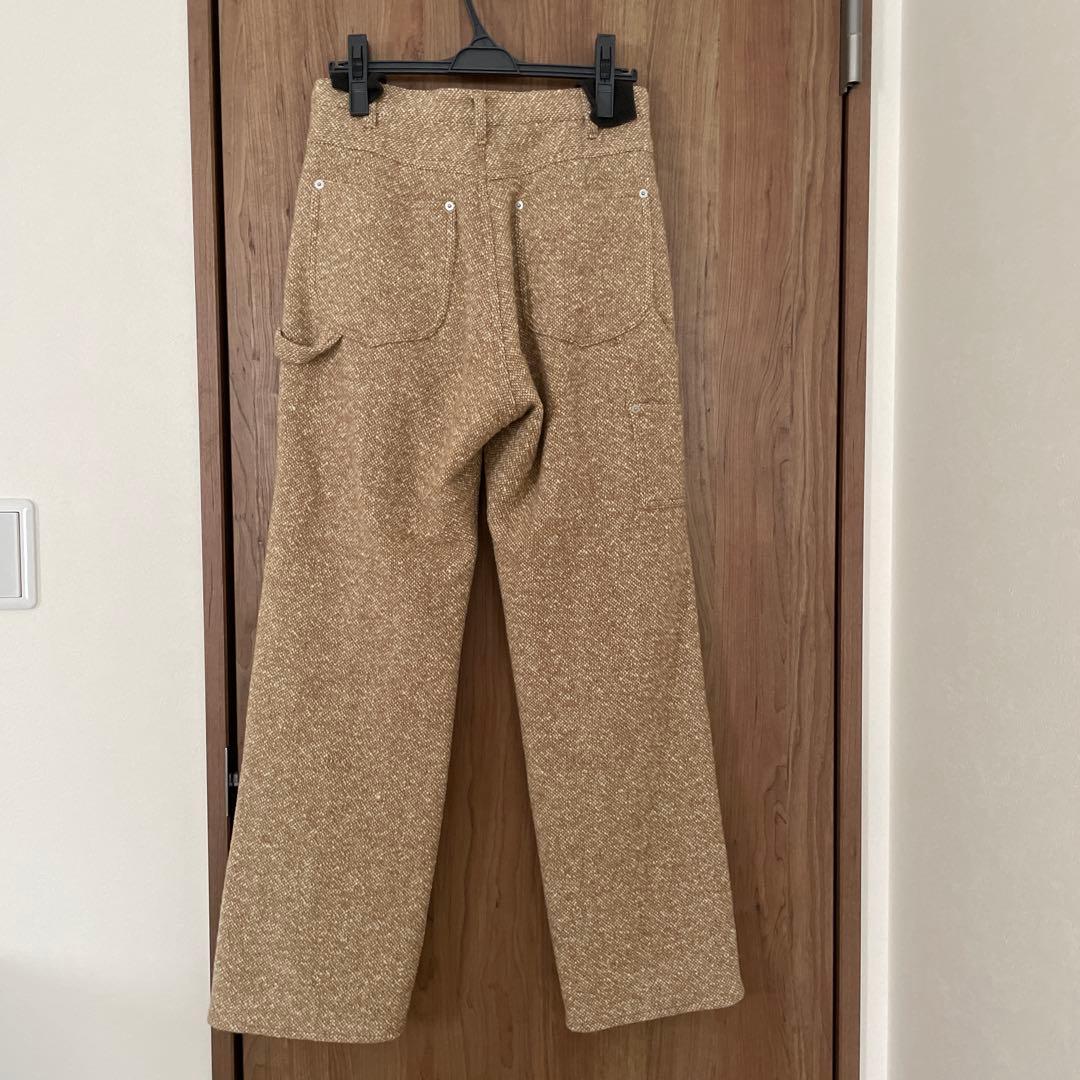 AURALEE ベージュ ツイード　パンツ　2025aw