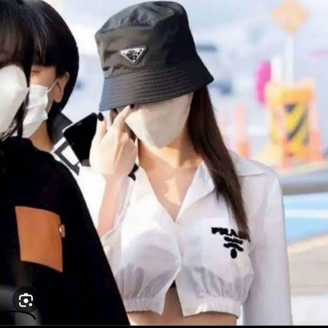 ✨未使用✨PRADA プラダ バケットハット ナイロン 希少L 芸能人着用 サナ