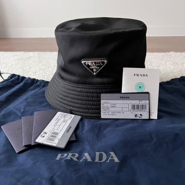 ✨未使用✨PRADA プラダ バケットハット ナイロン 希少L 芸能人着用 サナ