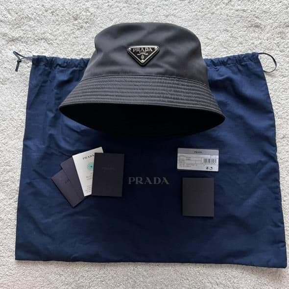 ✨未使用✨PRADA プラダ バケットハット ナイロン 希少L 芸能人着用 サナ