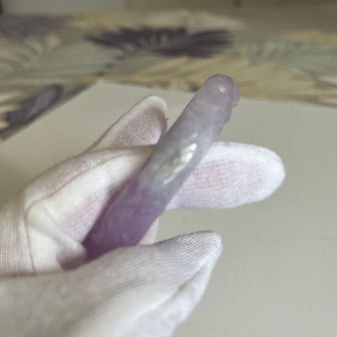 大値下げ✨本翡翠　彫り翡翠バンクル　ミャンマー產