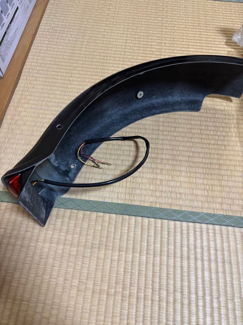 sr400 リアフェンダー　ラウンドボブフェンダーキット　GOODS製