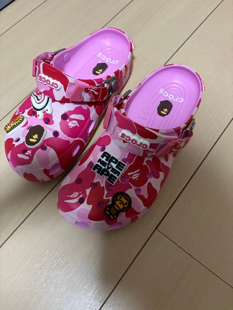 A BATHING APE crocs サンダル 27.0