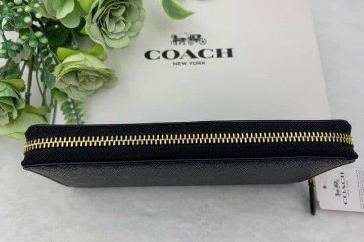 新品未使用コーチ長財布パックマンブラックレディースメンズ送料無料即日発送