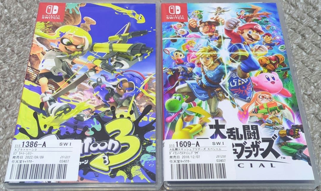 や*な様 Splatoon 3 & スマブラ の2本セット‼️