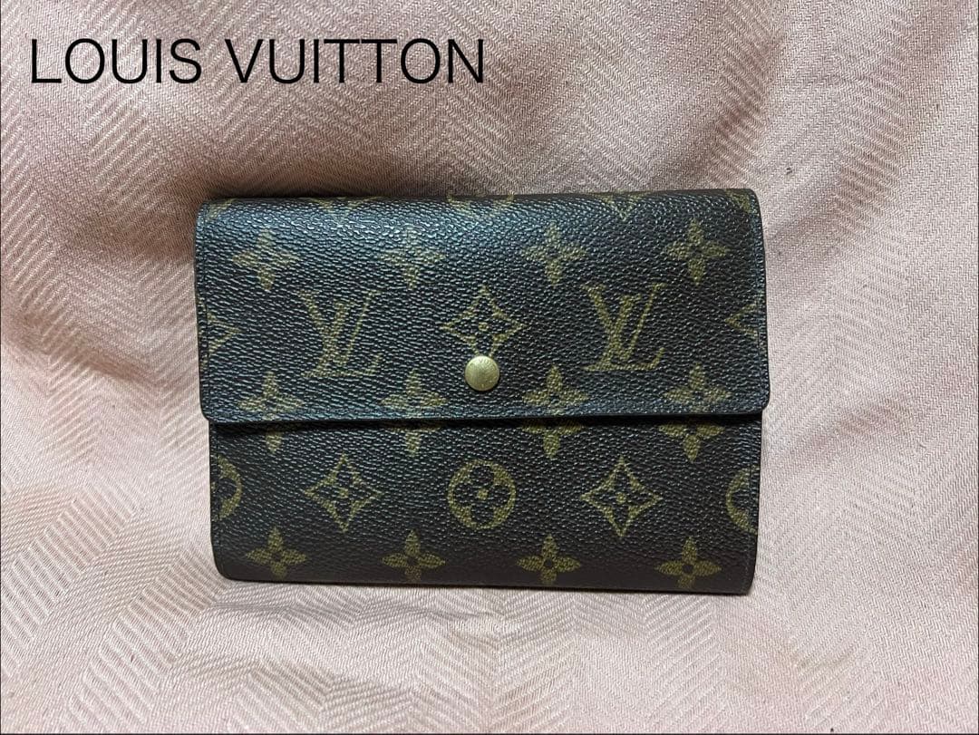 ルイヴィトン　三つ折り財布　モノグラム　ポルトトレゾール M61202