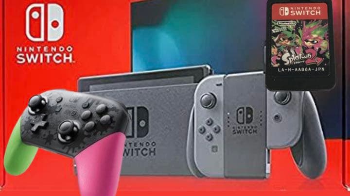 Nintendo Switch バッテリー強化版 プロコン カセット付き