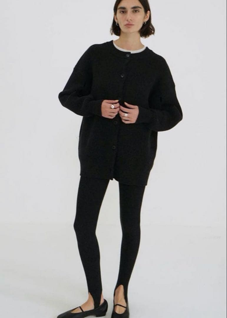 CLANE MIX COLOR KNIT TRENKER クラネ ニットトレンカ