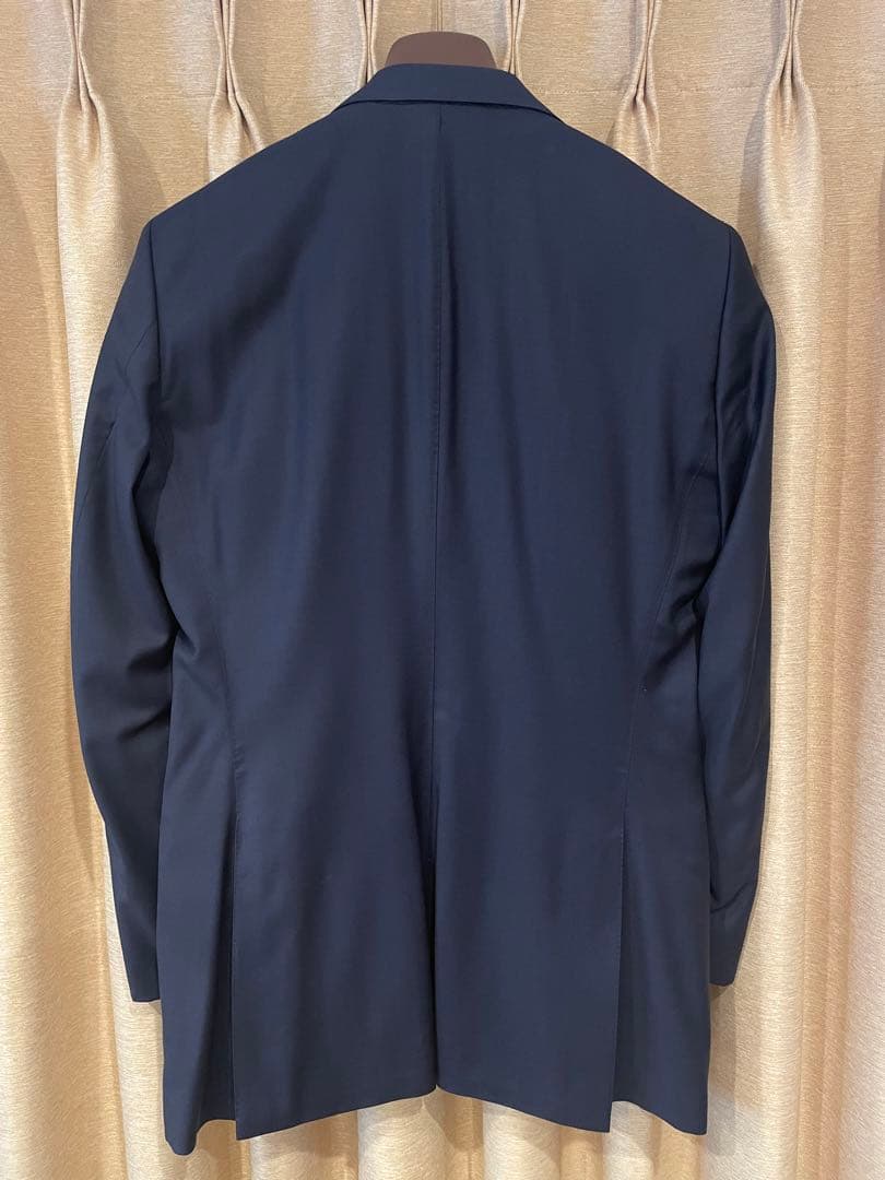 定価20万円　ロロピーアナ　ネイビー 3ピース　スーツジャケット(シルク入り)