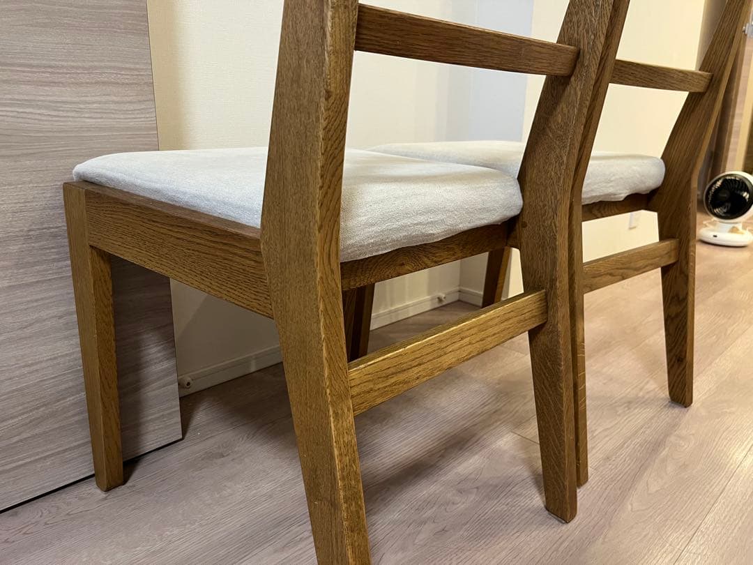 unico ADDAY(アディ)　チェア2脚セット　東京都引き取りのみ