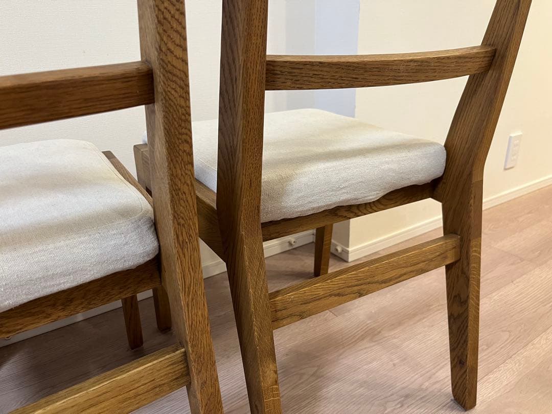 unico ADDAY(アディ)　チェア2脚セット　東京都引き取りのみ