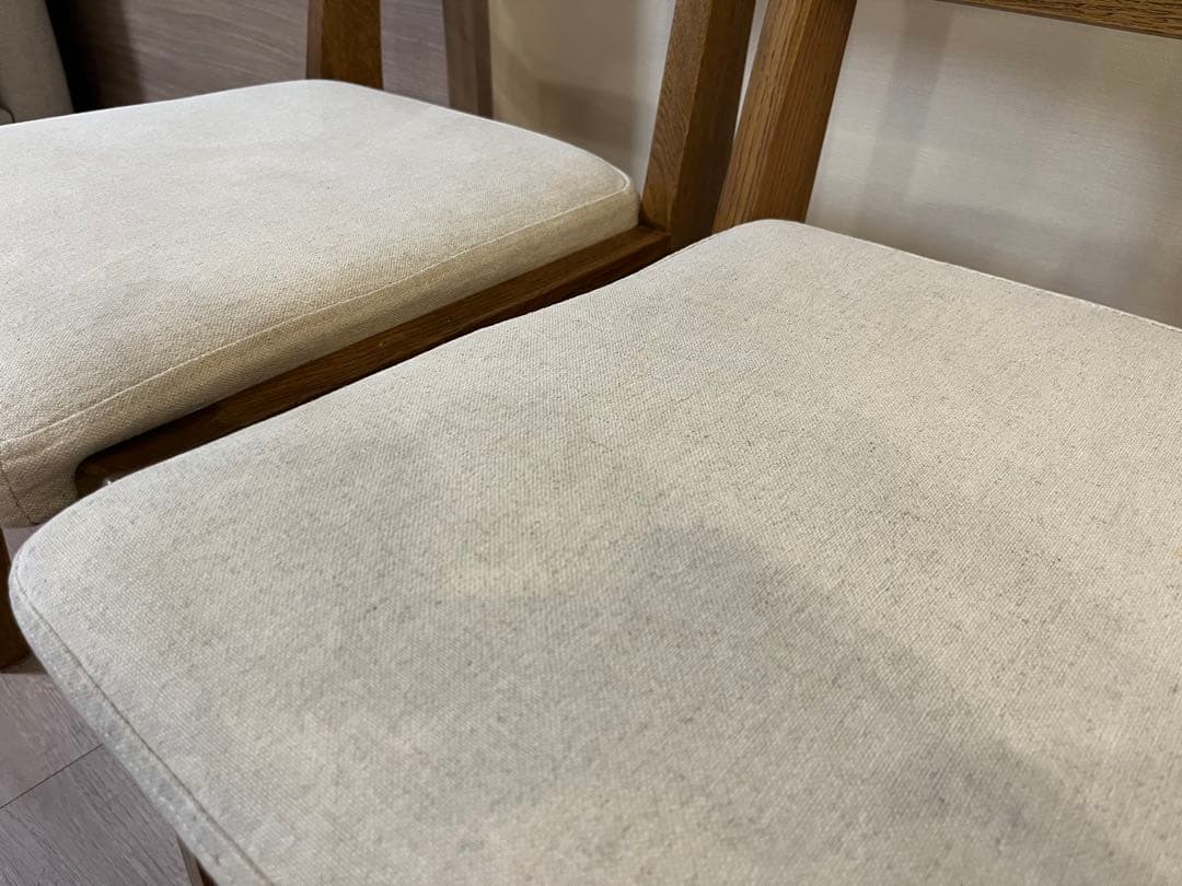 unico ADDAY(アディ)　チェア2脚セット　東京都引き取りのみ