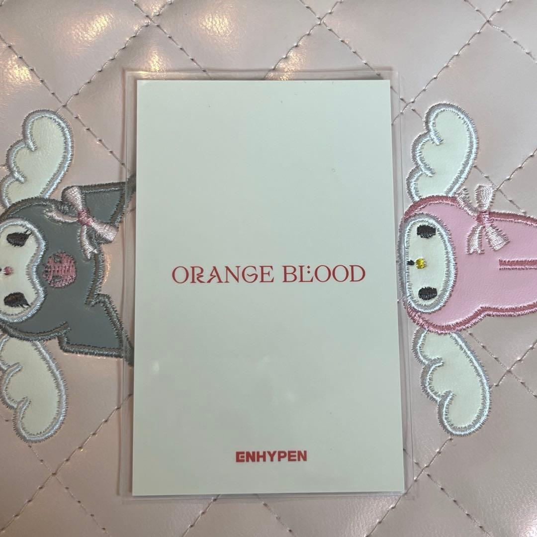 ENHYPEN ソヌ orangeblood ユニバ 当選者 トレカ
