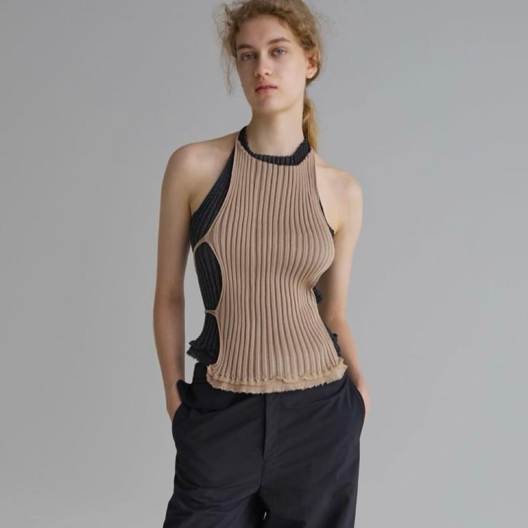 【layerd tank Knit】　アカネウツノミヤ