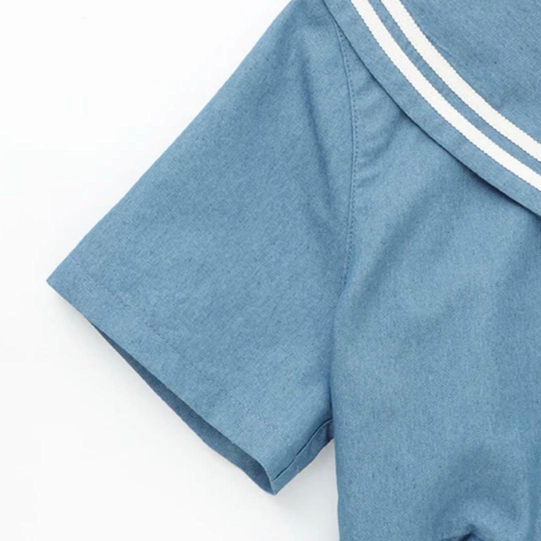 メゾピアノジュニア　　セーラーワンピース　160