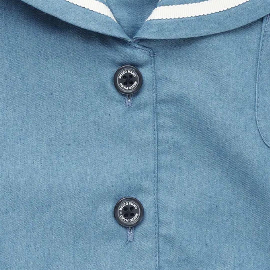 メゾピアノジュニア　　セーラーワンピース　160