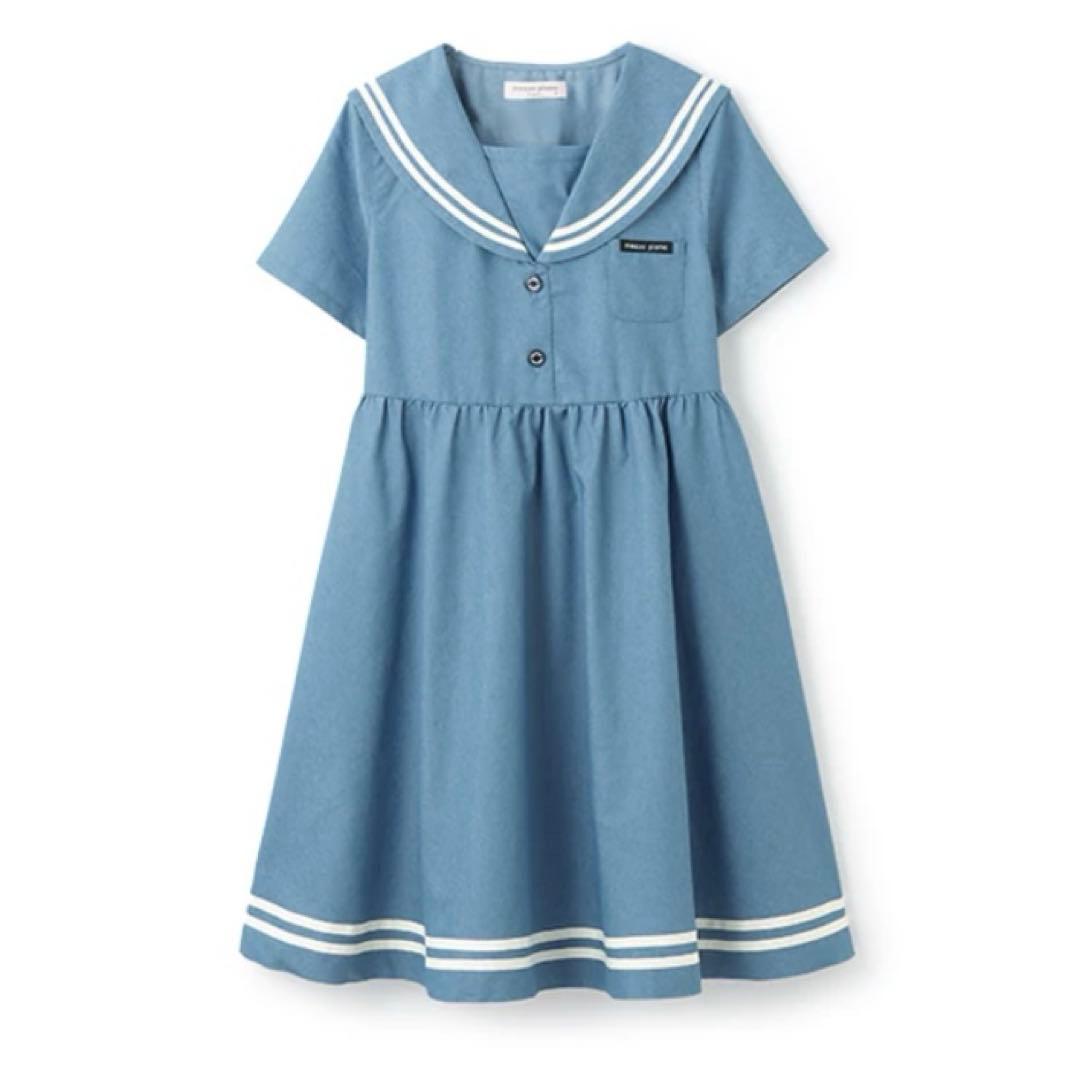 メゾピアノジュニア　　セーラーワンピース　160