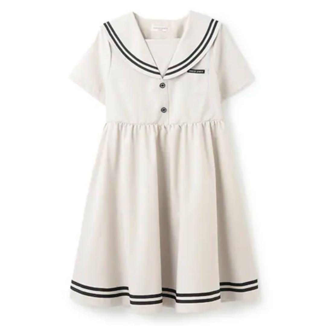 メゾピアノジュニア　　セーラーワンピース　160