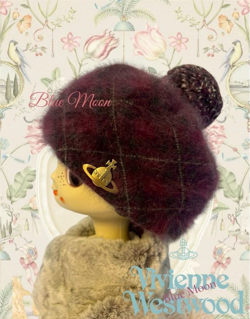 Vivienne Westwood★オーブ付きアンゴラベレー帽