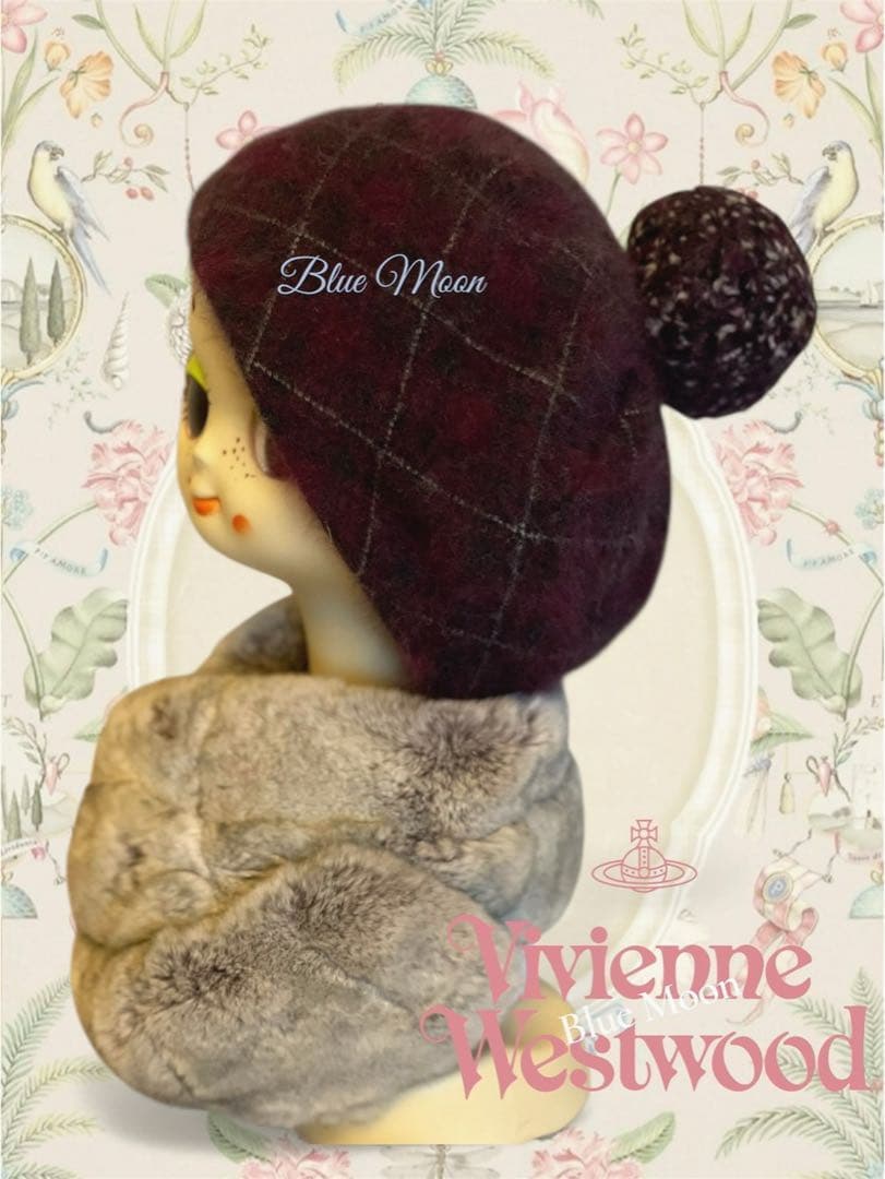 Vivienne Westwood★オーブ付きアンゴラベレー帽