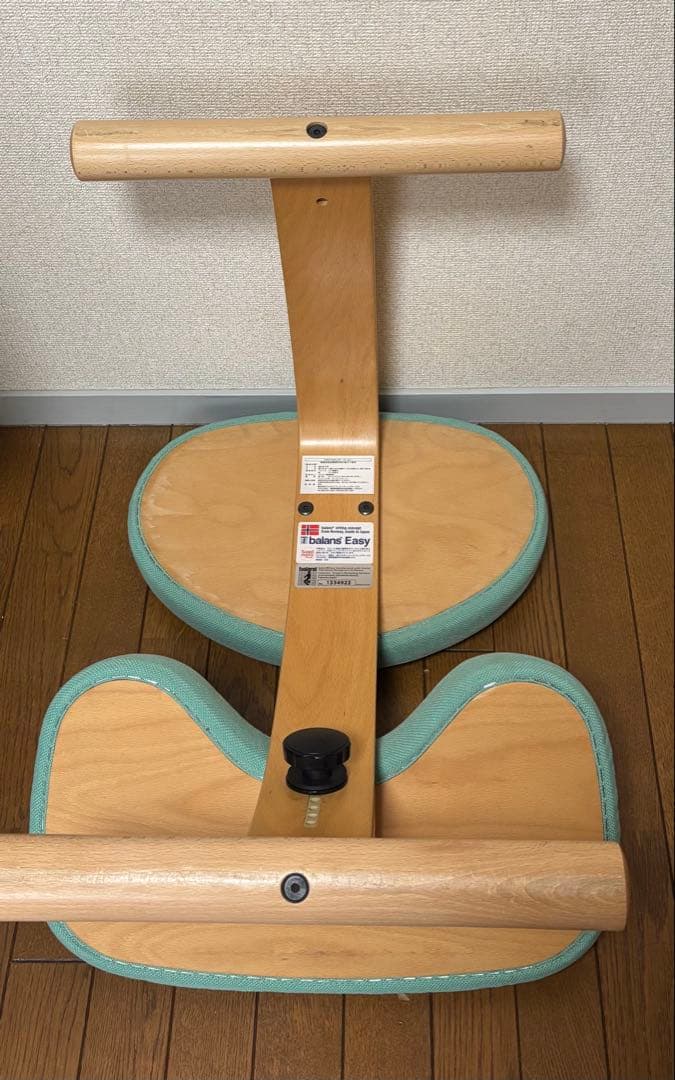 サカモトハウス　バランスチェア・イージー　ライトグリーン カバー ソフトブラウン