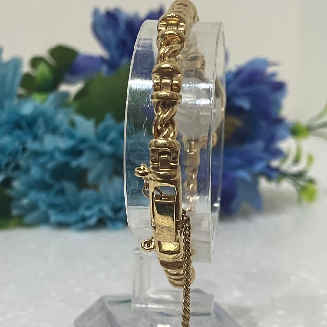 SEIKO セイコー　ブレスウォッチ　色石　エレガント ゴールド 腕時計　稼働品