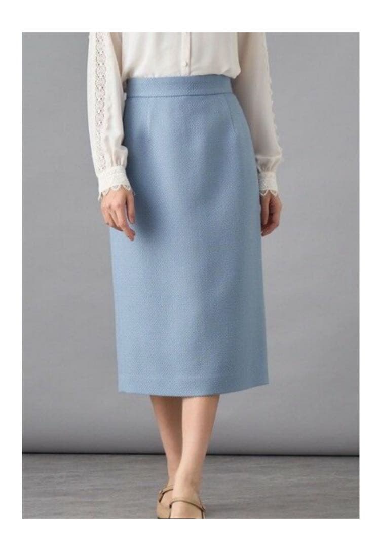 アップルさま⭐︎2024AW アナイ ウールプリペラ ストレートスカート 38